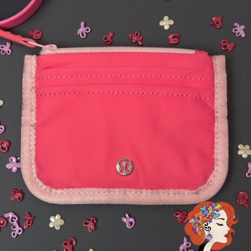 Lululemon pink zip pouch